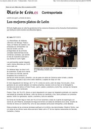 Los Mejores Platos De León   Contraportada   Diario De León